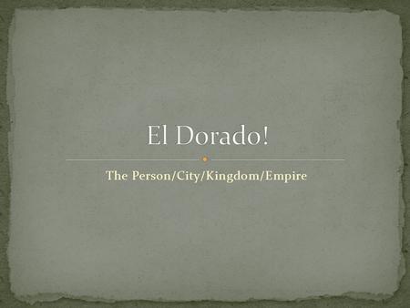 The Person/City/Kingdom/Empire. It is about the Lost City of Z and how Percy Harrison Fawcett tried to find it. But he disappeared with his son and his.