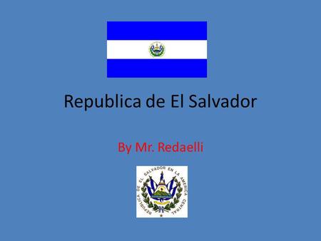 Republica de El Salvador