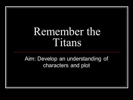 Remember the Titans (2000) dir. Boaz Yakin