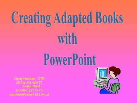 Creating Adapted Books