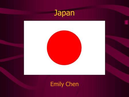 Japan Emily Chen. Japans Geography Archipelago: chain of islands Japan is located in the Ring of Fire. Frequent earthquakes and volcanic eruptions Tsunamis.