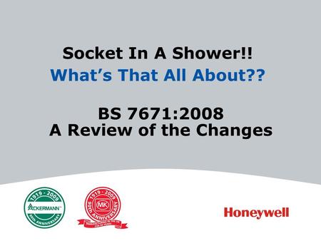 BS 7671:2008 A Review of the Changes Socket In A Shower!! Whats That All About??
