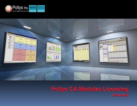 Poltys CA Modules Licensing