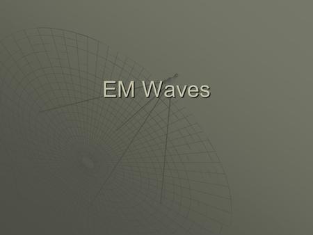 EM Waves.