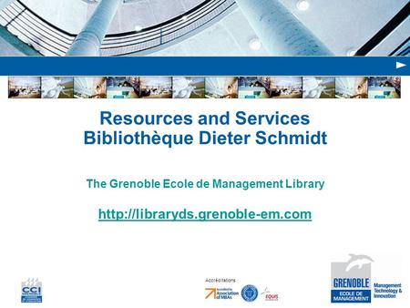 Resources and Services Bibliothèque Dieter Schmidt