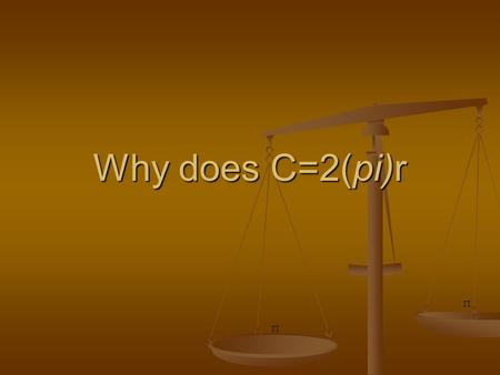 Why does C=2(pi)r. Circle Investigations Items: Items: Bike Tire, Cookies, fris-bee, baseball, watch, key ring, ring…..etc Bike Tire, Cookies, fris-bee,