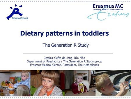Dietary patterns in toddlers