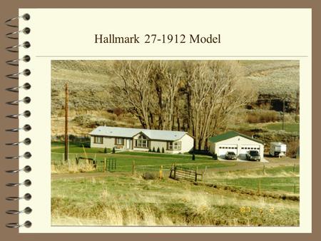 Hallmark 27-1912 Model. Model 27-1912 with Optional Prism Ceiling.