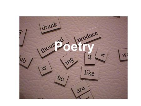 Poetry. Unit Aims 1.To introduce you to a wide range of new poetry 2.To allow you to read, respond to and enjoy different poetry 3.To let you discuss.
