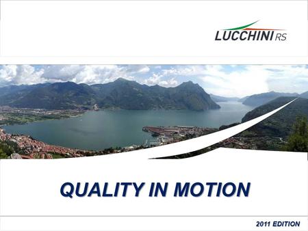 QUALITY IN MOTION 2011 EDITION Pagina 1 Pagina 1