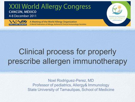 Clinical process for properly prescribe allergen immunotherapy