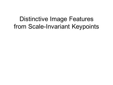 Distinctive Image Features from Scale-Invariant Keypoints
