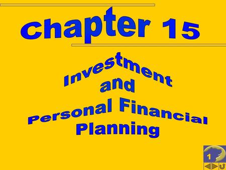 1. 2 INVESTMENT & PERSONAL FINANCIAL PLANNING (1 of 2) Business vs. investment activities Investments in financial assets Interest income Tax deferral: