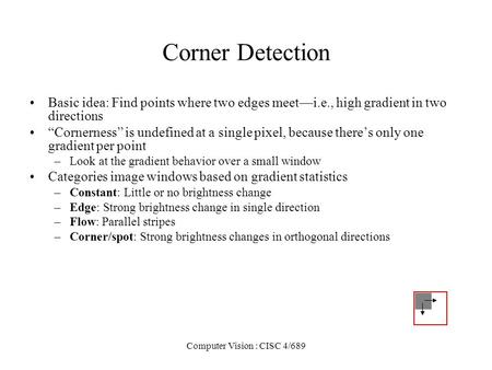 Computer Vision : CISC 4/689