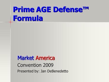 Prime AGE Defense™ Formula