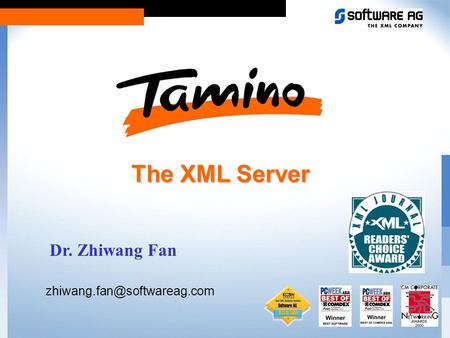 The XML Server Dr. Zhiwang Fan