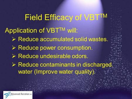 Field Efficacy of VBTTM