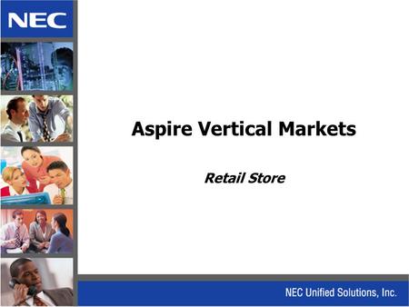 Aspire Vertical Markets Retail Store. Retail Store Solution.