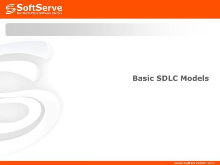 Basic SDLC Models.