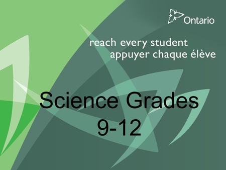 1 Science Grades 9-12. 2 Agenda- STSEs Purpose of the STSEs Teaching using the STSEs.