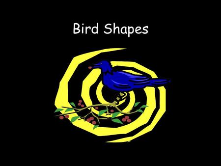 Bird Shapes.