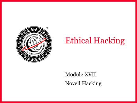 Module XVII Novell Hacking