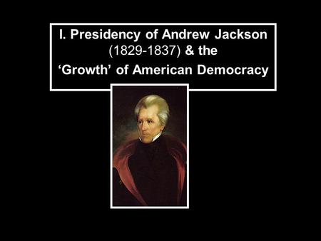 ‘Growth’ of American Democracy