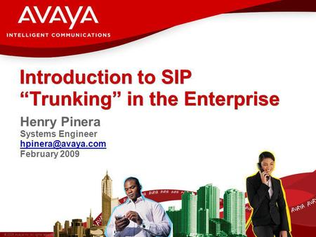 Introduction to SIP “Trunking” in the Enterprise