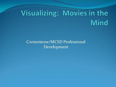 Visualizing: Movies in the Mind