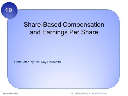 Share-Based Compensation and Earnings Per Share