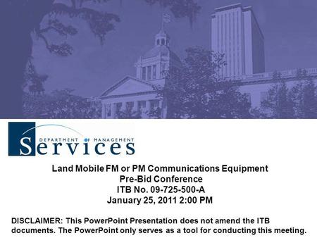 Land Mobile FM or PM Communications Equipment