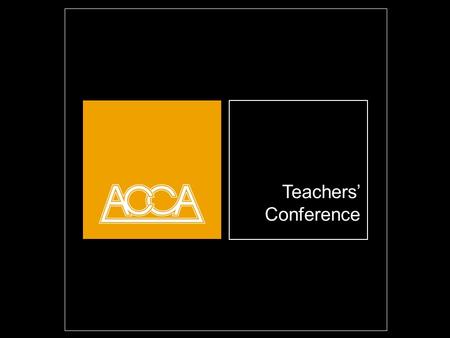 Teachers Conference Opening title slide. Highlight and overwrite dummy title. Restrict yourself to a maximum of 3 lines. This text is set to align at the.