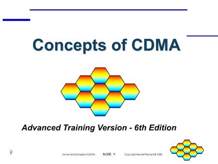 Advanced Concepts of CDMA