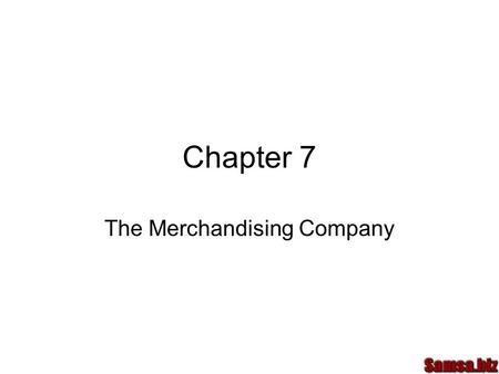 The Merchandising Company