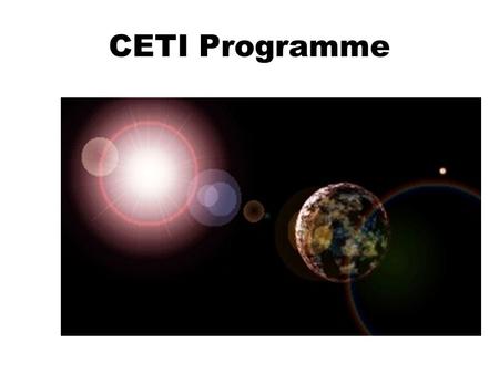 CETI Programme.