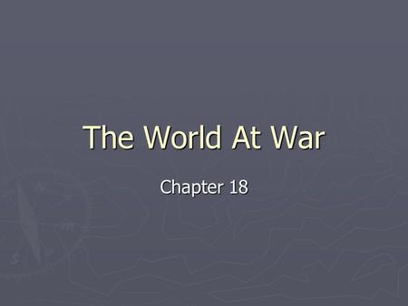 The World At War Chapter 18. On the Rise in 1914 POSITIVES -Steel, Coal, Iron were making large profits -Selling goods around the world -Automobiles.