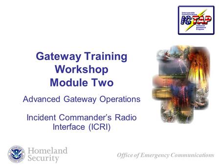 Gateway Training Workshop Module Two