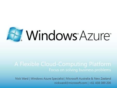 A Flexible Cloud-Computing Platform Focus on solving business problems