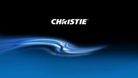 1. Christie LX605 Versatility. Performance. Dependability.