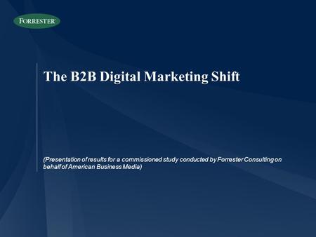 The B2B Digital Marketing Shift