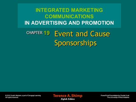 Event and Cause Sponsorships