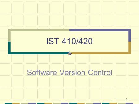 1 IST 410/420 Software Version Control 2 DevelopmentIntegration Test System Test User Acceptance Testing ProductionArchive DEVELOPMENTUSERS - Developers.