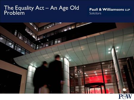The Equality Act – An Age Old Problem. The Employment Equality (Age) Regulations 2006 first introduced the concept of age discrimination in employment.