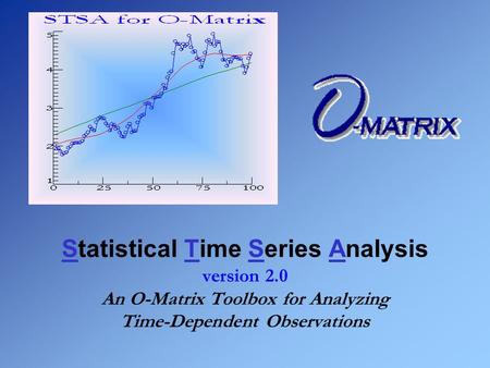 Statistical Time Series Analysis version 2