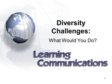 Diversity Challenges: