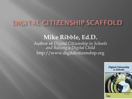 Digital Citizenship Scaffold