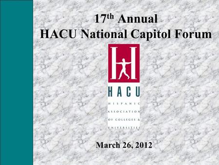 17th Annual HACU National Capitol Forum