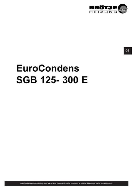 EuroCondens SGB 125- 300 E.