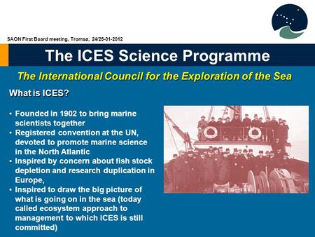 The International Council for the Exploration of the Sea