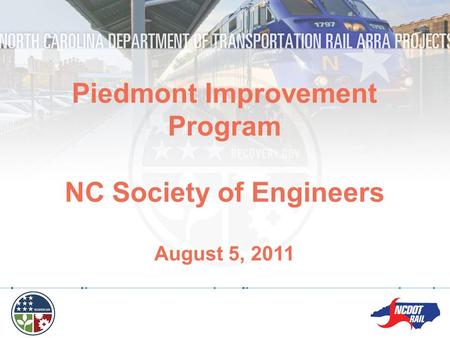 Piedmont Improvement Program NC Society of Engineers